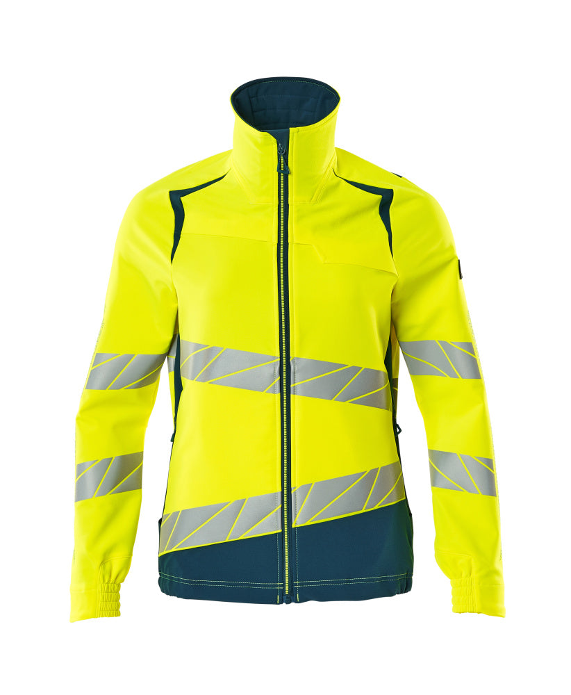 MASCOT Jacket – Hi-Vis Yellow/Dark Petroleum