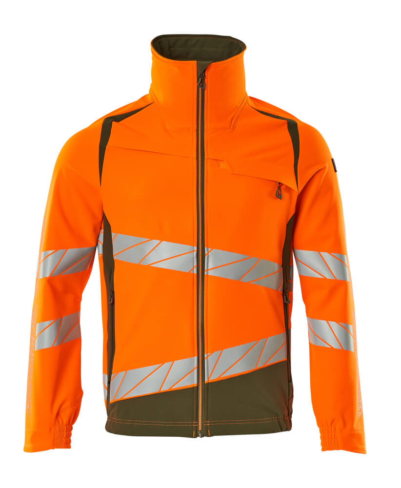 MASCOT Jacket – Hi-Vis Orange/Moss Green
