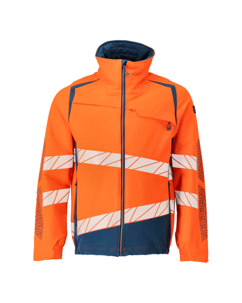 MASCOT Jacket – Hi-Vis Orange/Dark Petroleum
