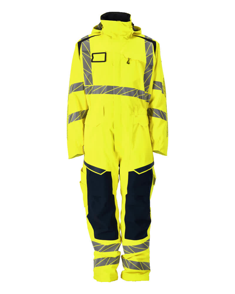 MASCOT Winter Boilersuit – Hi-Vis Yellow/Dark Navy