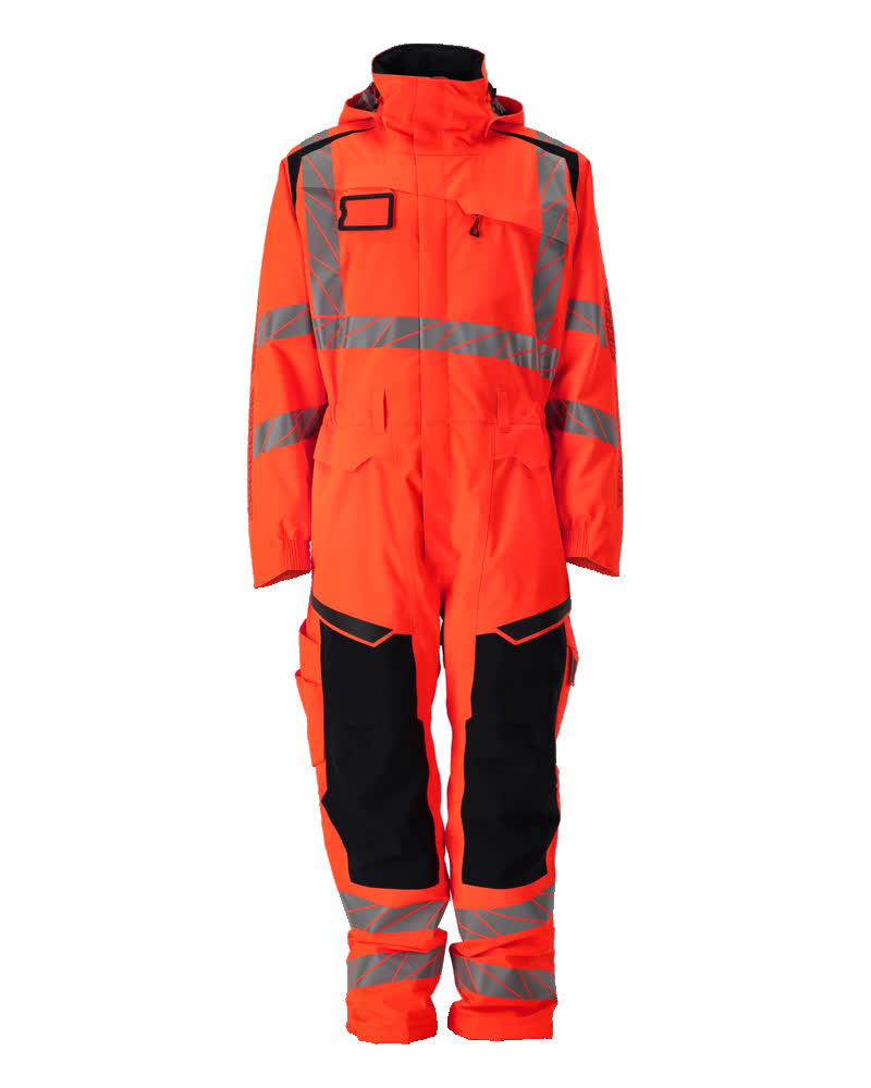 MASCOT Winter Boilersuit – Hi-Vis Red/Dark Anthracite