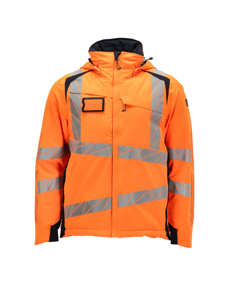 MASCOT Winter Jacket – Hi-Vis Orange/Dark Navy