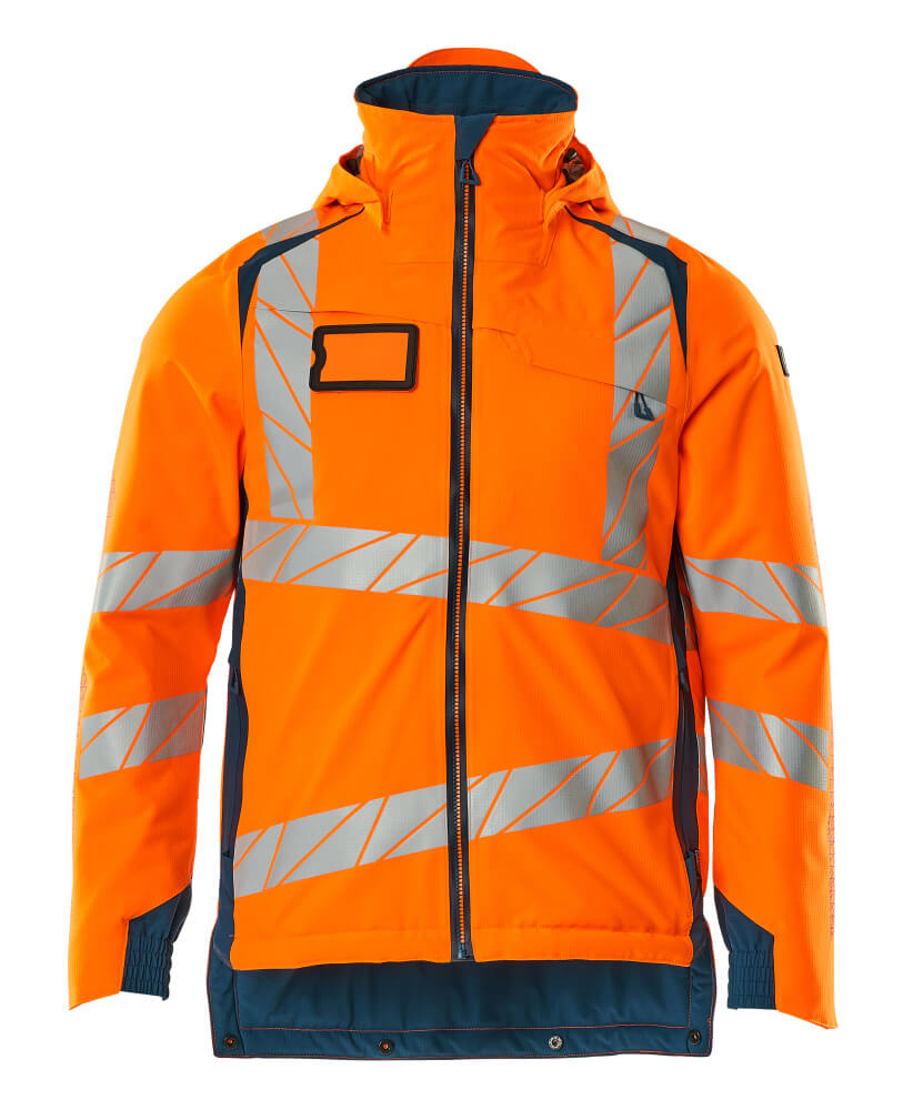 MASCOT Winter Jacket – Hi-Vis Orange/Dark Petroleum