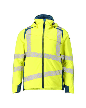 MASCOT Winter Jacket – Hi-Vis Yellow/Dark Petroleum