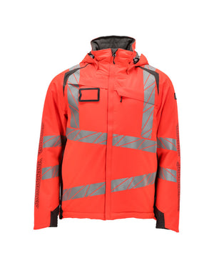 MASCOT Winter Jacket – Hi-Vis Red/Dark Anthracite