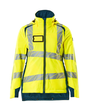 MASCOT Winter Jacket – Hi-Vis Yellow/Dark Petroleum