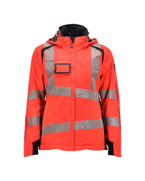 MASCOT Winter Jacket – Hi-Vis Red/Dark Navy