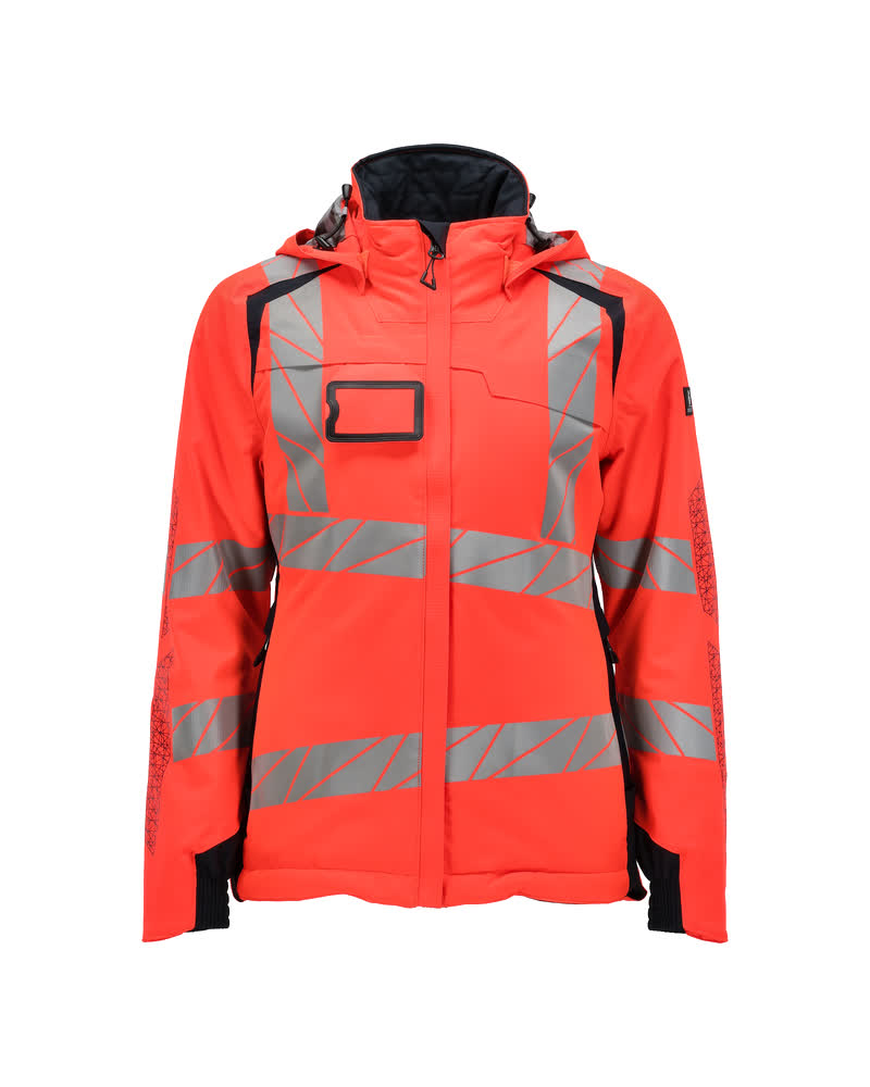MASCOT Winter Jacket – Hi-Vis Red/Dark Navy