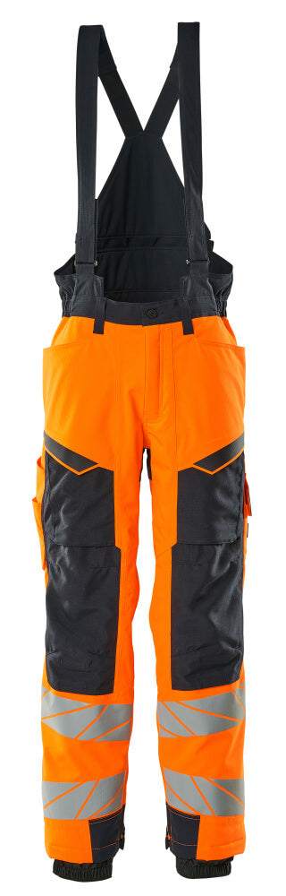 MASCOT Winter Trousers – Hi-Vis Orange/Dark Navy