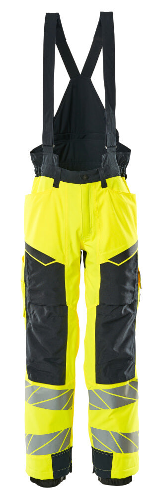 MASCOT Winter Trousers – Hi-Vis Yellow/Dark Navy