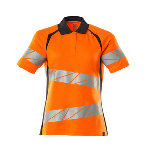 MASCOT Polo shirt – Hi-Vis Orange/Dark Navy