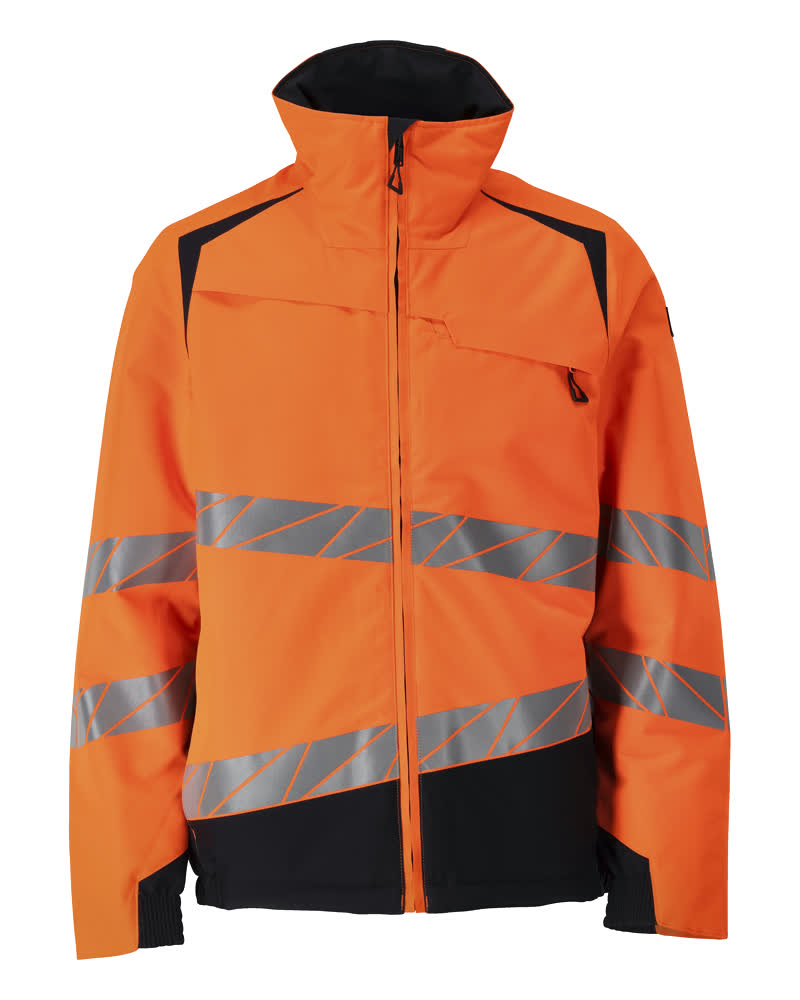 MASCOT Winter Jacket – Hi-Vis Orange/Dark Navy