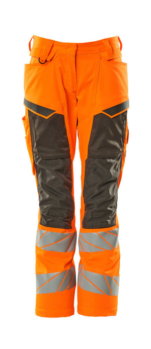 MASCOT Trousers with kneepad pockets – Hi-Vis Orange/Dark Anthracite