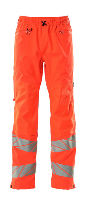 MASCOT Over Trousers – Hi-Vis Red