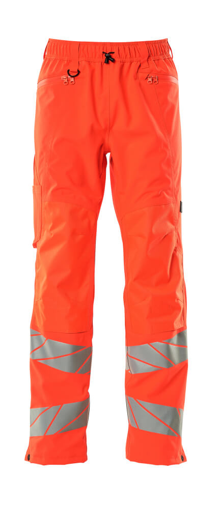 MASCOT Over Trousers – Hi-Vis Red