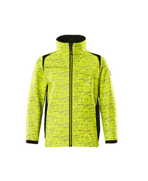 MASCOT Softshell jacket for children – Hi-Vis Yellow/Black