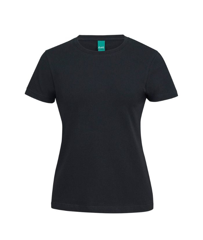 C of C Ladies Cotton S/S Stretch Tee