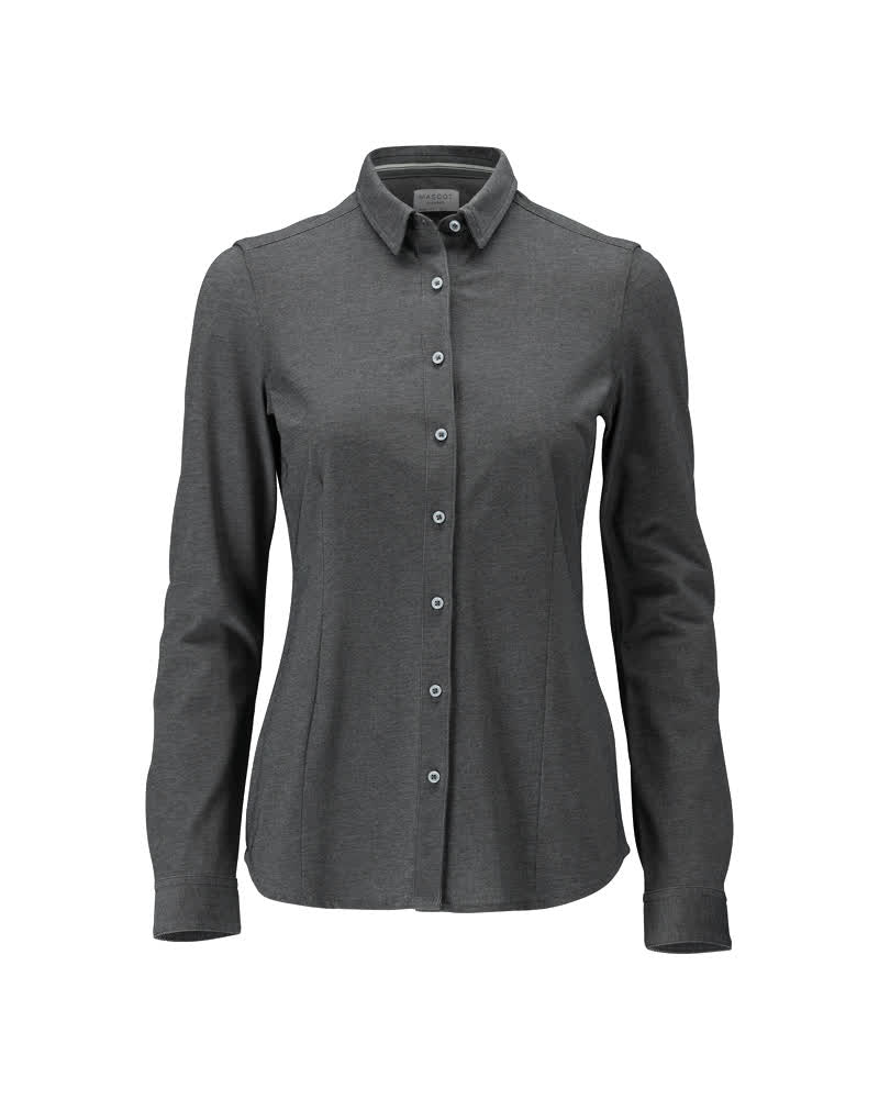 MASCOT Shirt – Dark Anthracite/Light Grey-Flecked
