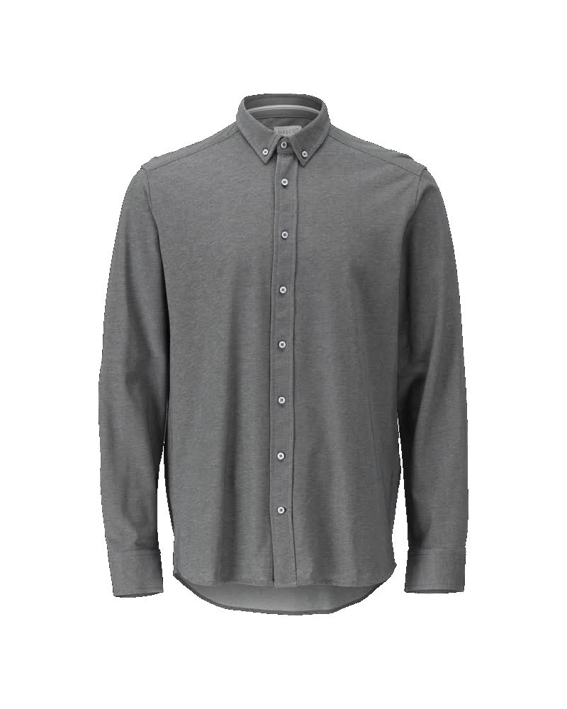 MASCOT Shirt – Dark Anthracite/Light Grey-Flecked