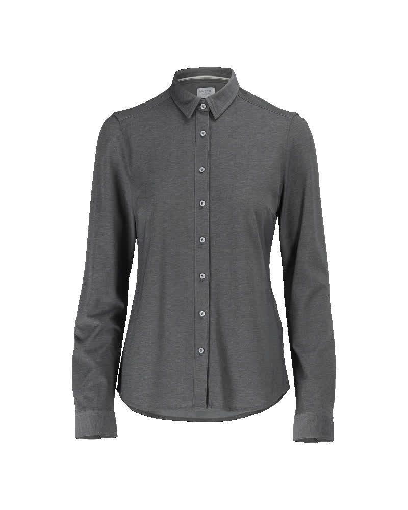 MASCOT Shirt – Dark Anthracite/Light Grey-Flecked