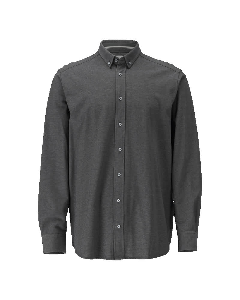 MASCOT Shirt – Dark Anthracite/Light Grey-Flecked