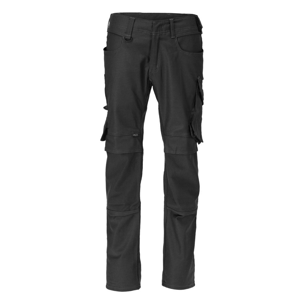 MASCOT Trousers with kneepad pockets – Black