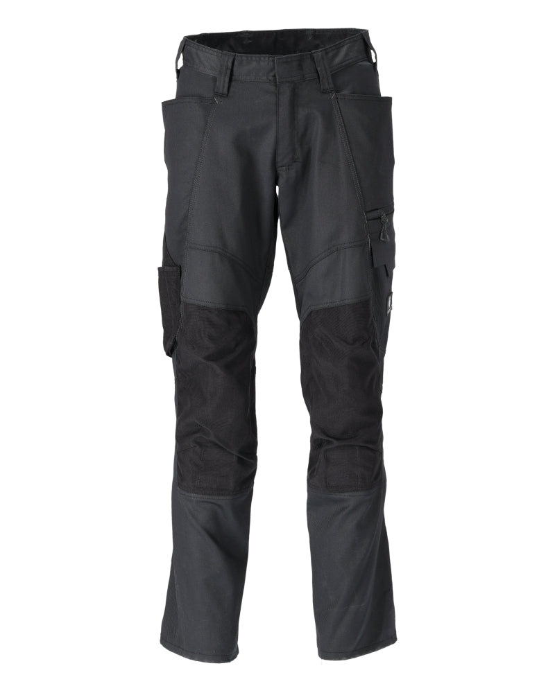 MASCOT Trousers with kneepad pockets – Black