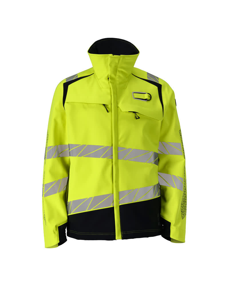 MASCOT Softshell Jacket – Hi-Vis Yellow/Dark Navy