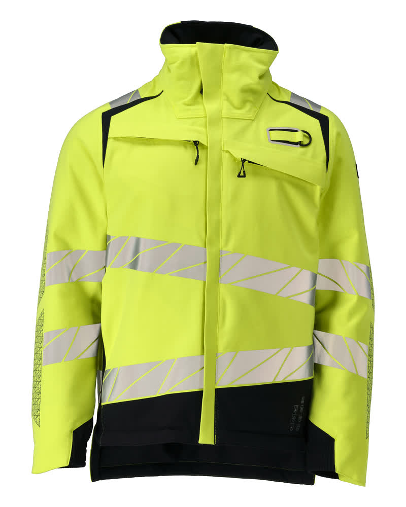 MASCOT Winter Jacket – Hi-Vis Yellow/Dark Navy