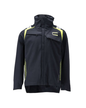 MASCOT Outer Shell Jacket – Dark Navy/Hi-Vis Yellow