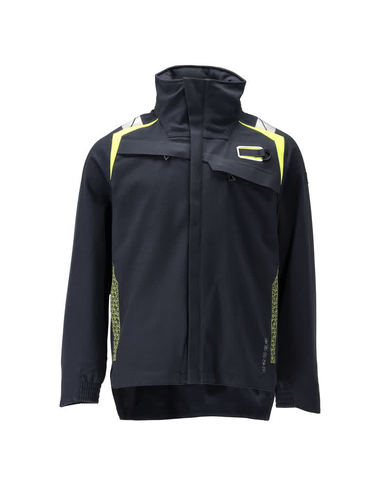 MASCOT Outer Shell Jacket – Dark Navy/Hi-Vis Yellow