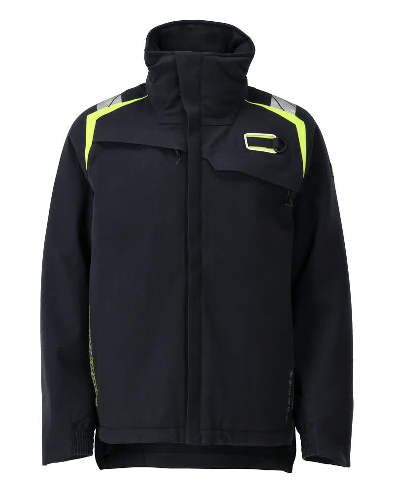 MASCOT Winter Jacket – Dark Navy/Hi-Vis Yellow