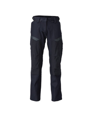 MASCOT Trousers with kneepad pockets – Dark Navy/Hi-Vis Yellow