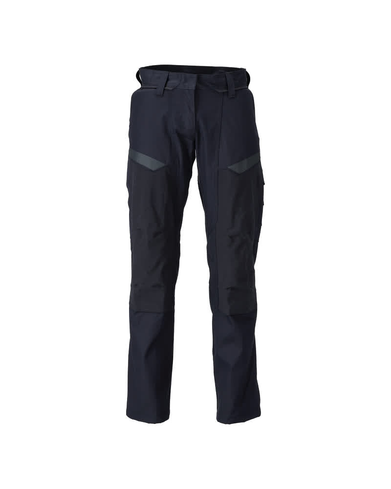 MASCOT Trousers with kneepad pockets – Dark Navy/Hi-Vis Yellow