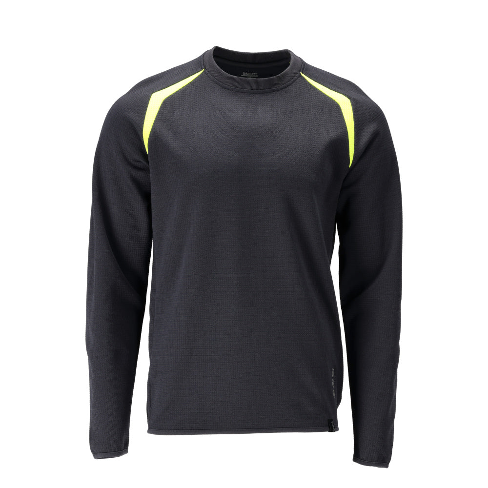 MASCOT Sweatshirt – Dark Navy/Hi-Vis Yellow