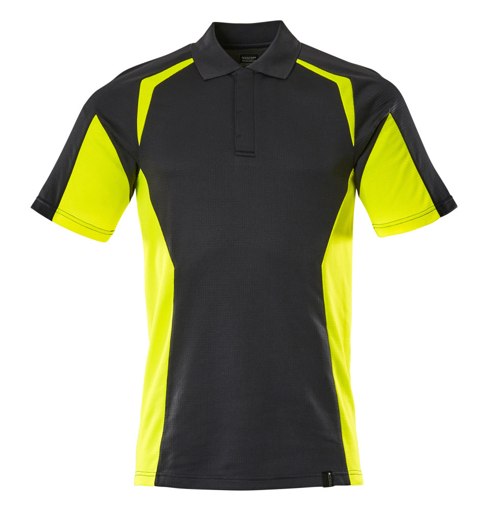 MASCOT Polo shirt – Black/Hi-Vis Yellow