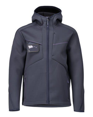 MASCOT Softshell jacket with hood – Dark Navy