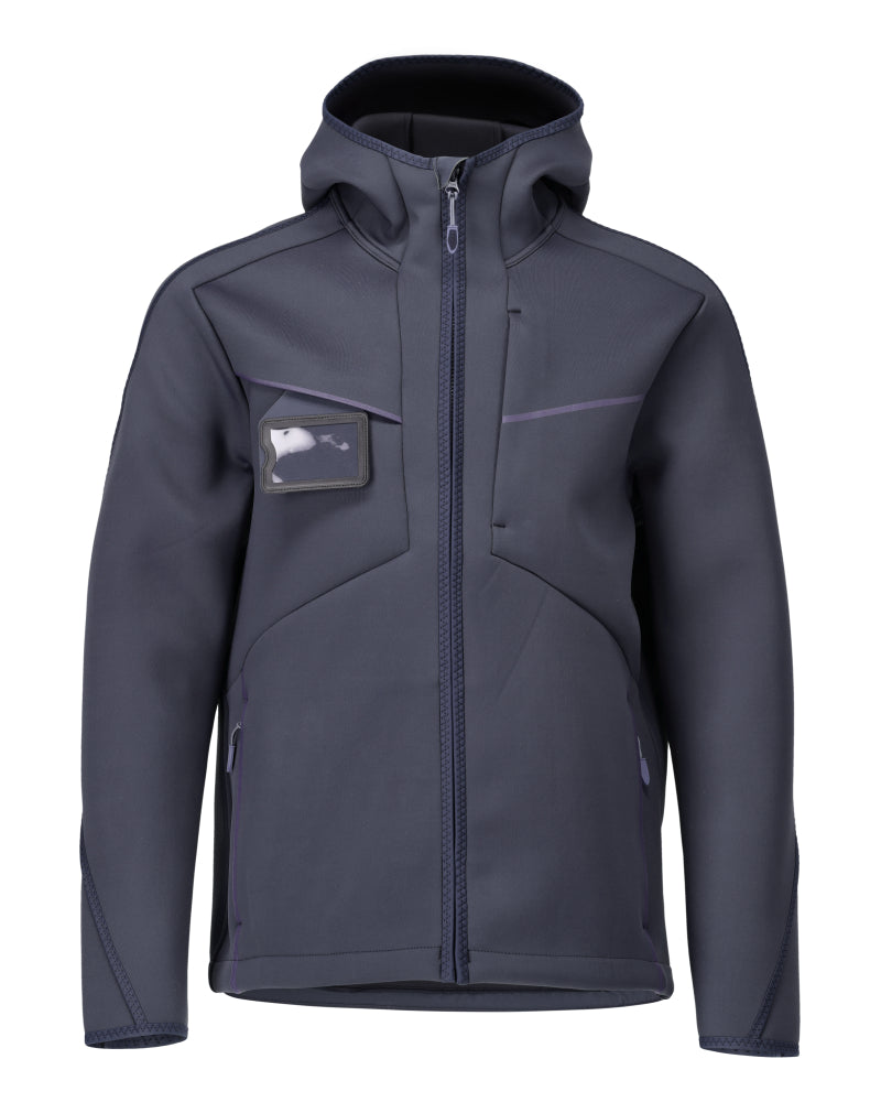 MASCOT Softshell jacket with hood – Dark Navy