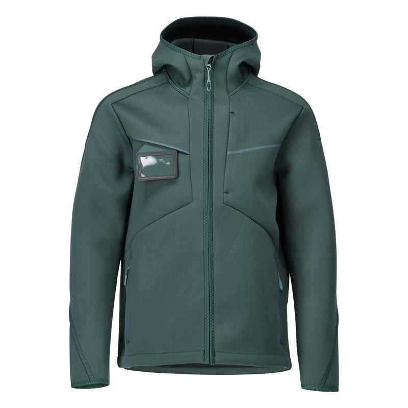 MASCOT Softshell jacket with hood – Forest Green