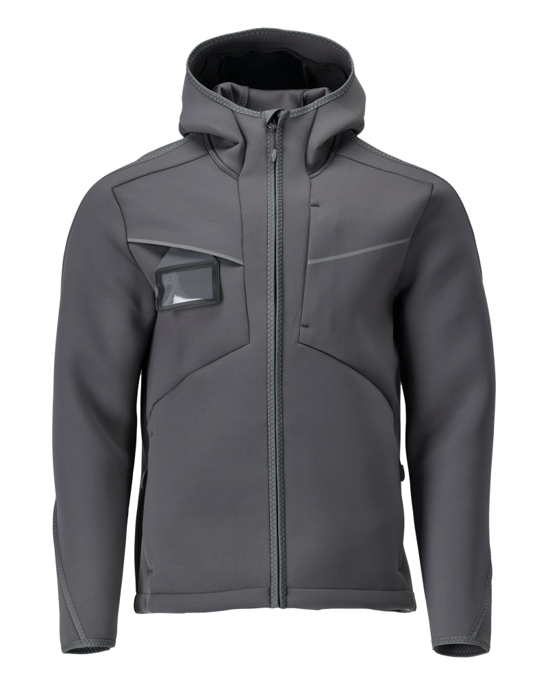 MASCOT Softshell jacket with hood – Stone Grey
