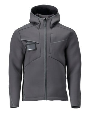 MASCOT Softshell jacket with hood – Stone Grey