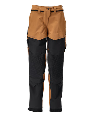 MASCOT Trousers with kneepad pockets – Nut Brown/Black