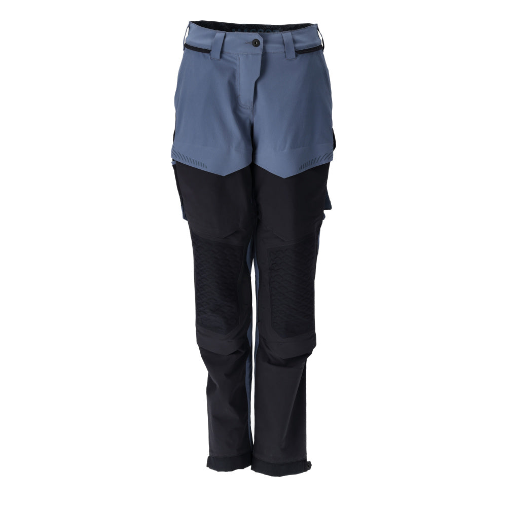 MASCOT Trousers with kneepad pockets – Stone Blue/Dark Navy