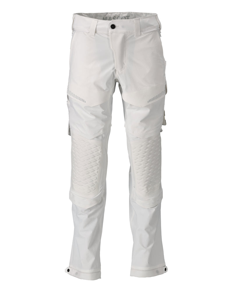 MASCOT Trousers with kneepad pockets – White