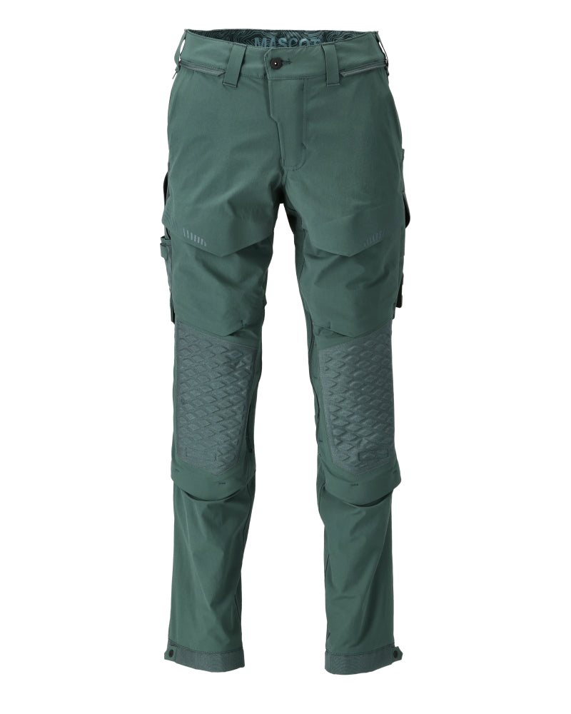 MASCOT Trousers with kneepad pockets – Forest Green