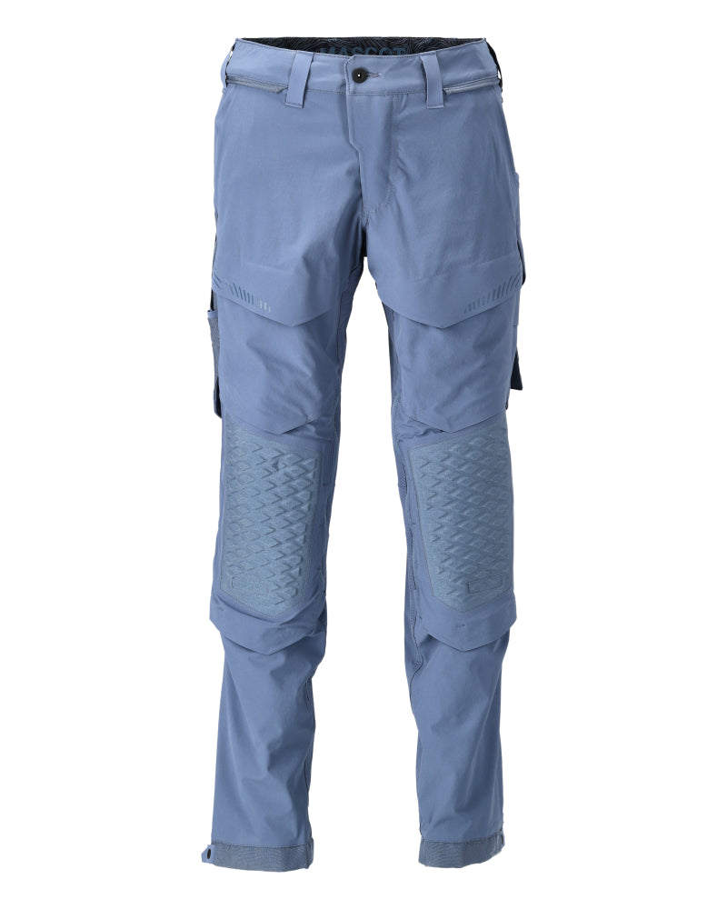 MASCOT Trousers with kneepad pockets – Stone Blue