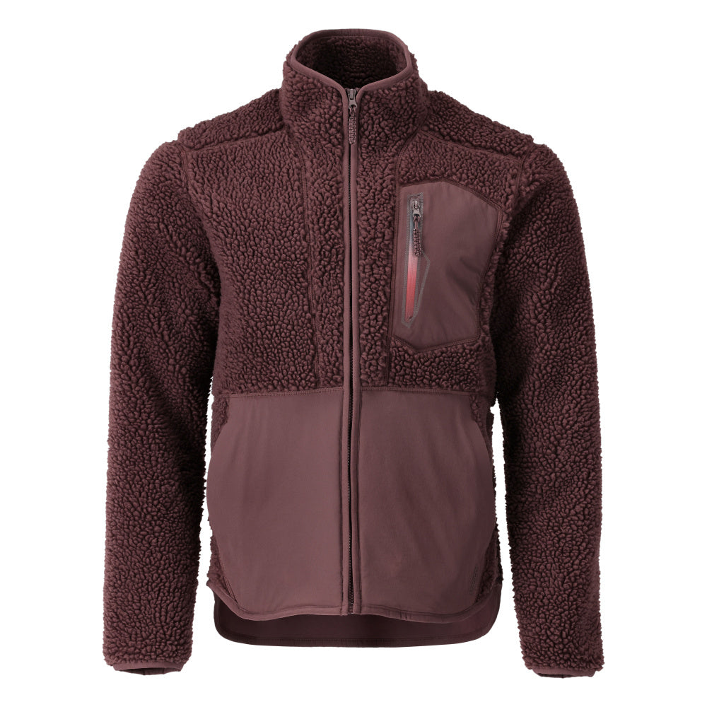MASCOT Pile jacket with zipper – Bordeaux