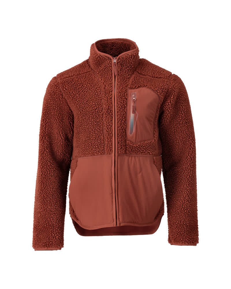 MASCOT Pile jacket with zipper – Autumn Red