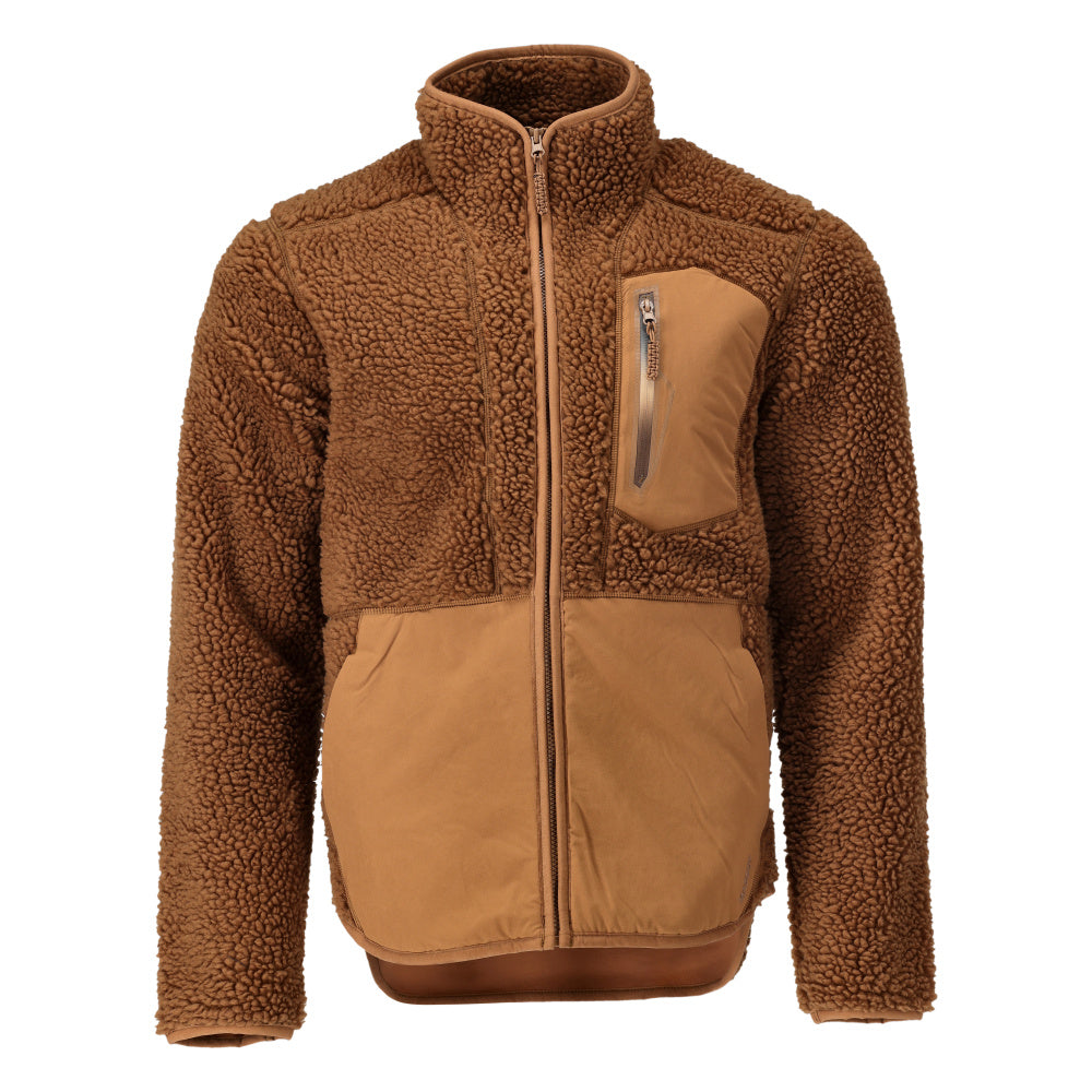 MASCOT Pile jacket with zipper – Nut Brown