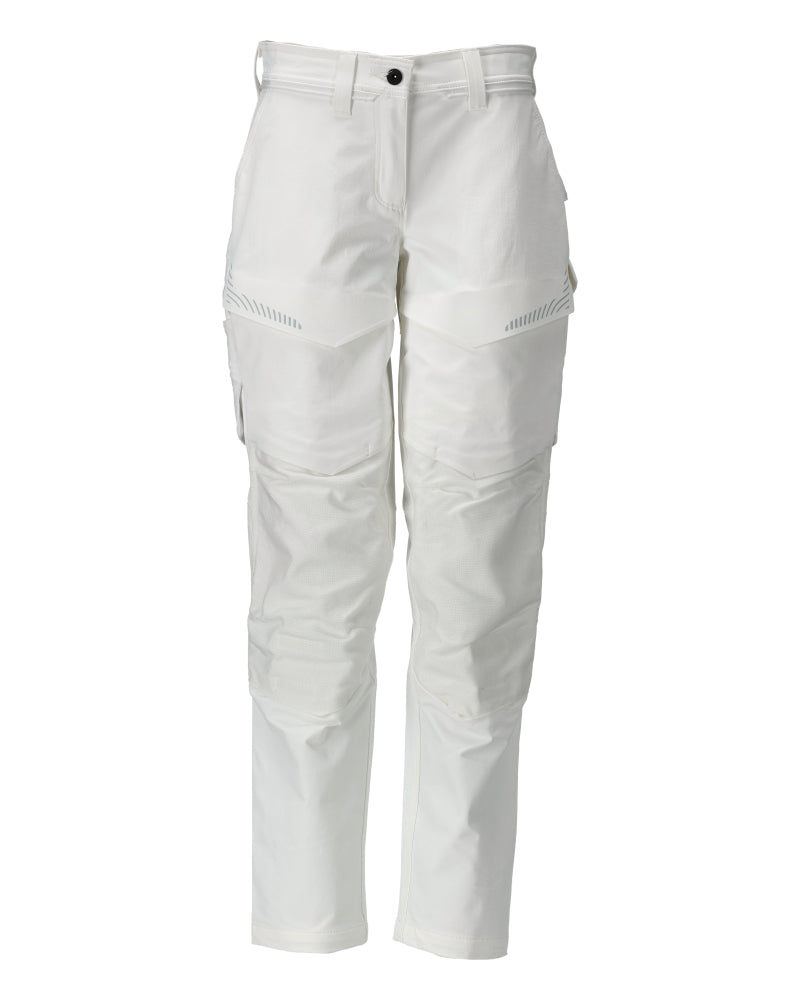 MASCOT Trousers with kneepad pockets – White